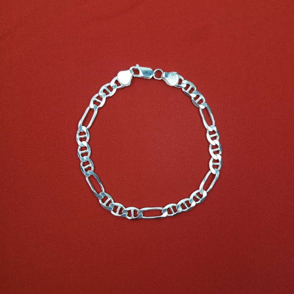925 sterling silver bracelet for  men‎ 22cmm
